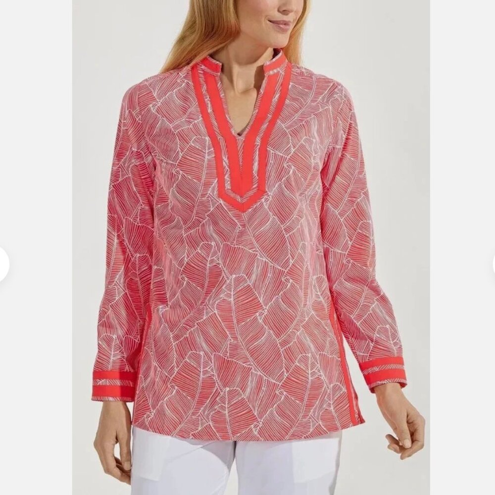 Coolibar Size Women's Sampika Tunic Top UPF 50+ Medium